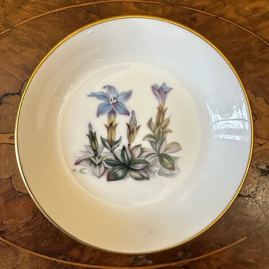 Royal Worcester Blue Gentian Small Dish