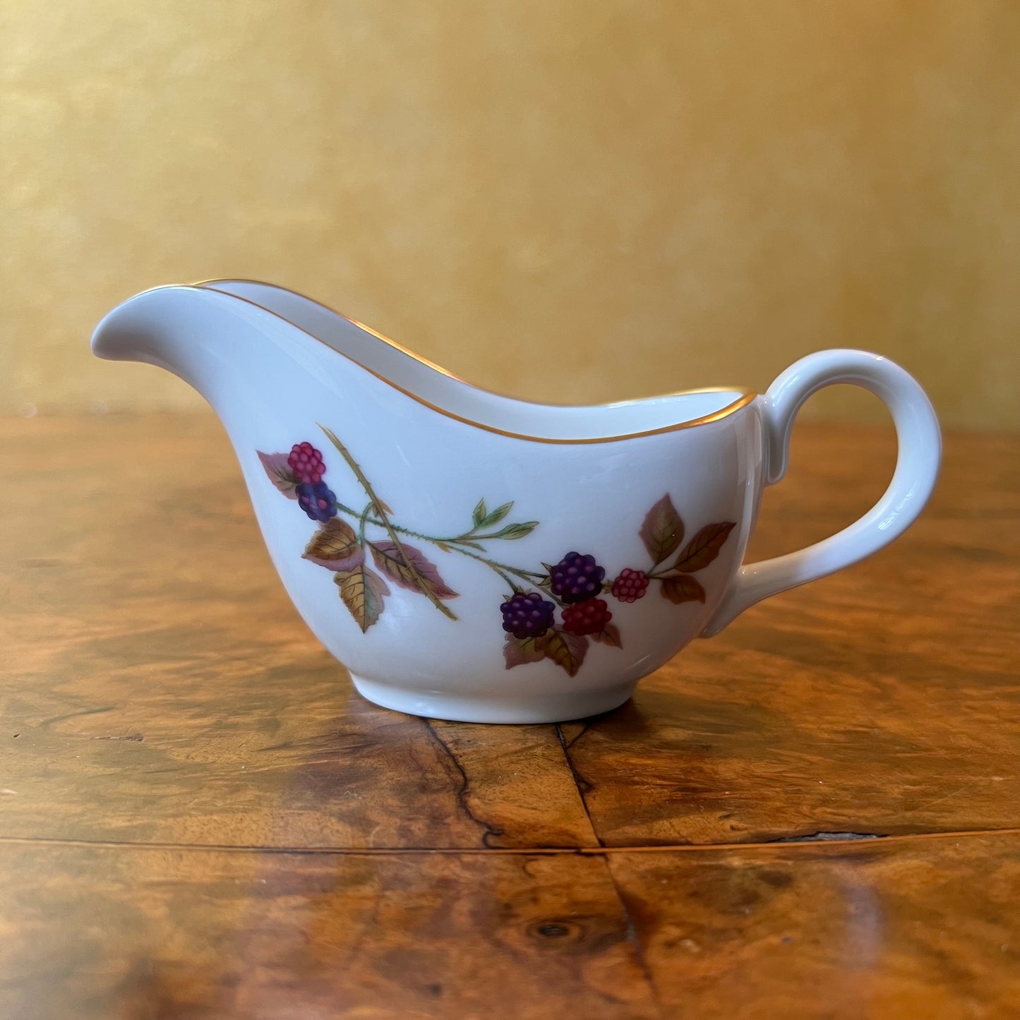 Royal Worcester Evesham Fruits Gravy Jug 