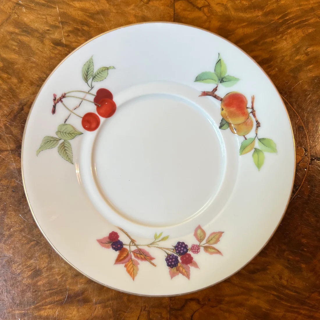 Royal Worcester Evesham Fruits Saucer