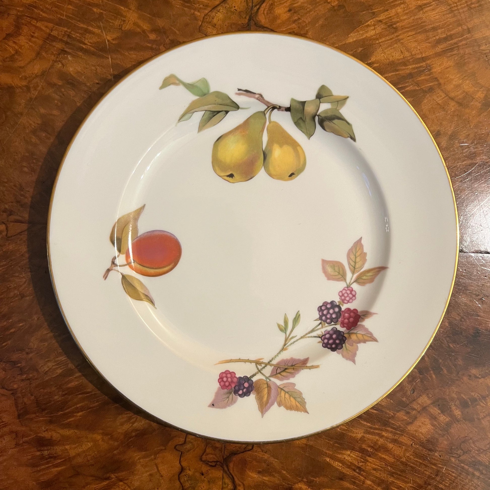 Royal Worcester Evesham Gold Entree Plate