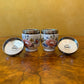 Royal Worcester Flower Print Coddlers 