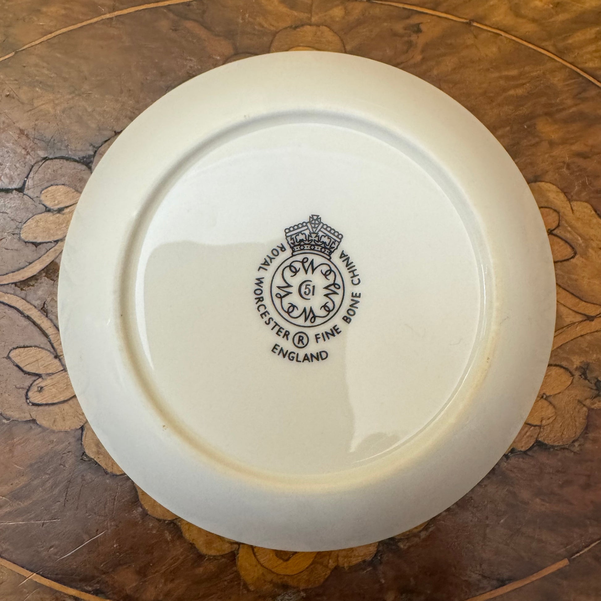 Royal Worcester Grey Rose Dish 