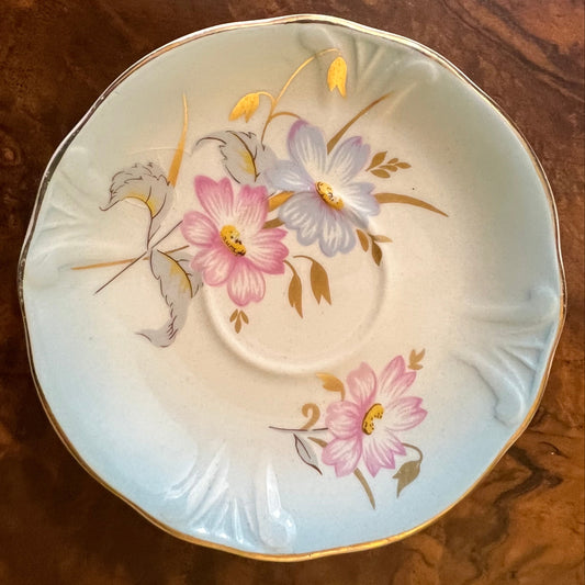 Royal Worcester Palissy Miniature Floral Saucer