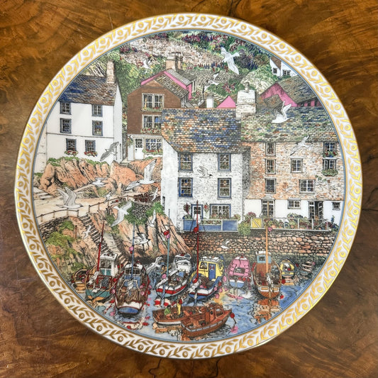 Royal Worcester Polperro By Sue Scullard Collectors Plate 