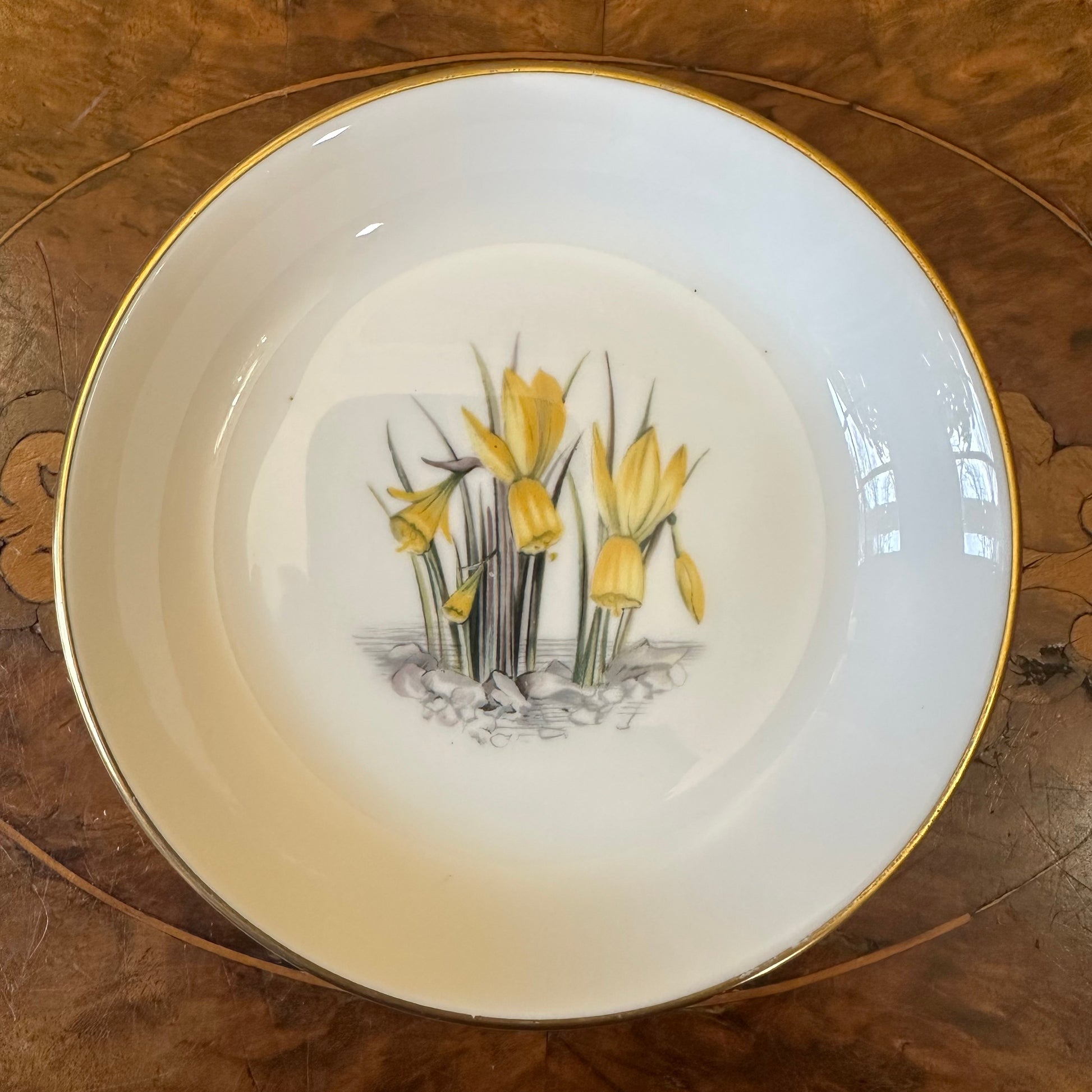 Royal Worcester Yellow Tulip Dish