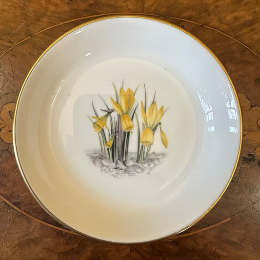 Royal Worcester Yellow Tulip Dish