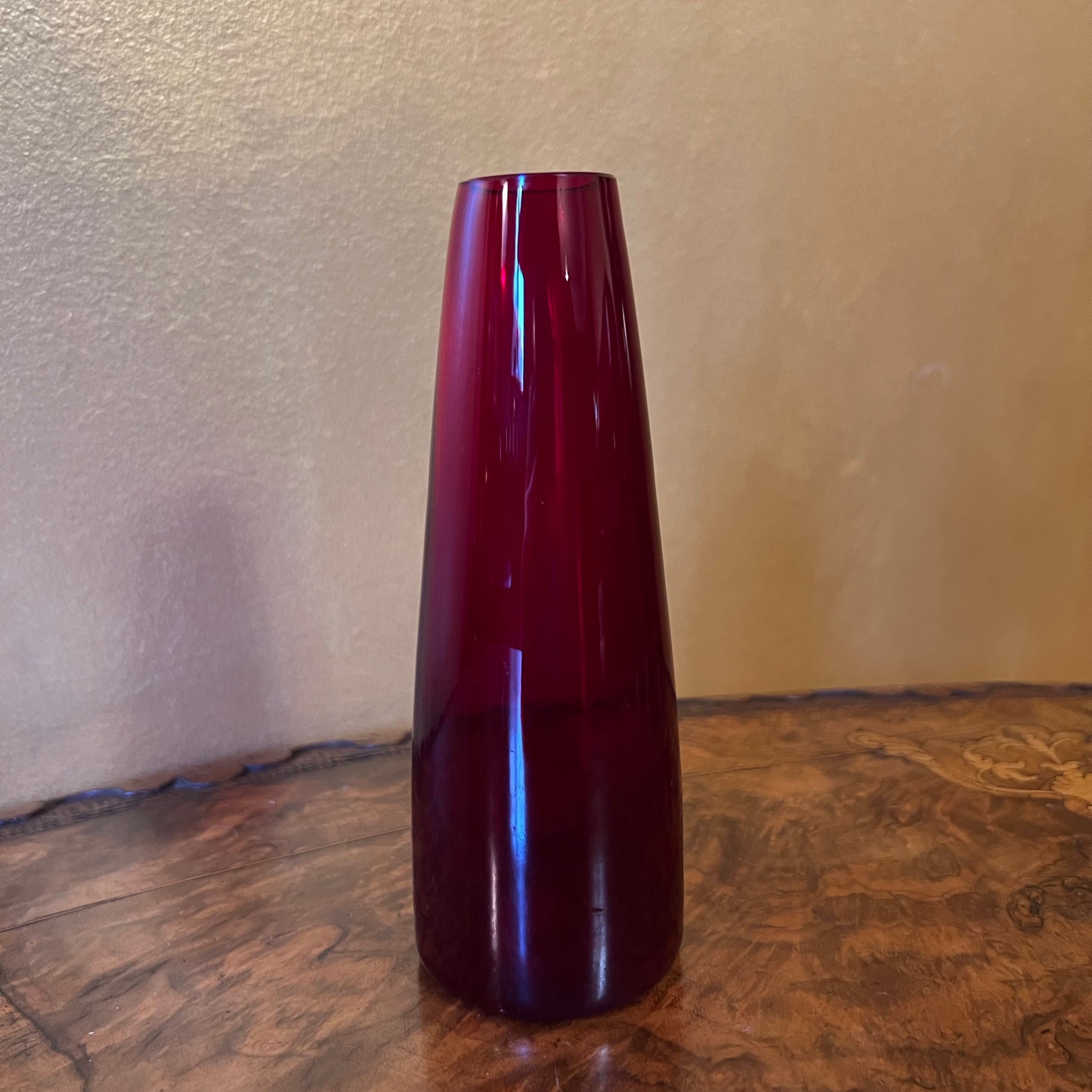 Ruby Narrow Glass Vase