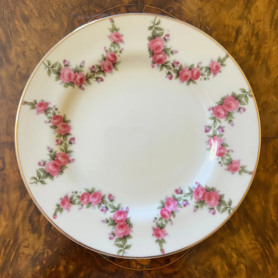 Saji Floral Print Tea Cup Trio Set