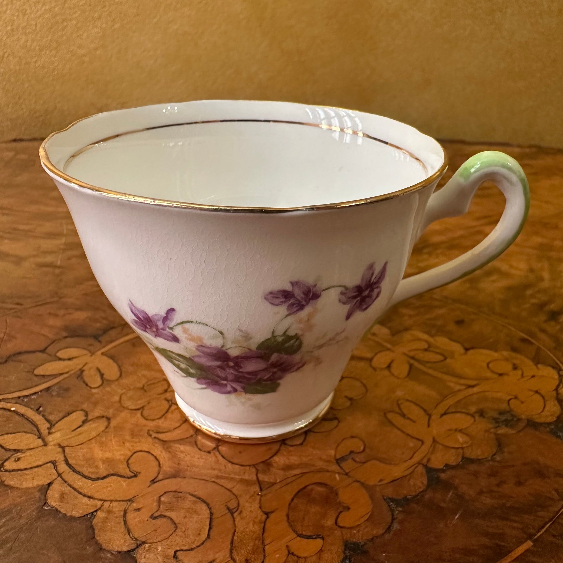 Salisbury Violets Print Demitasse Cup 