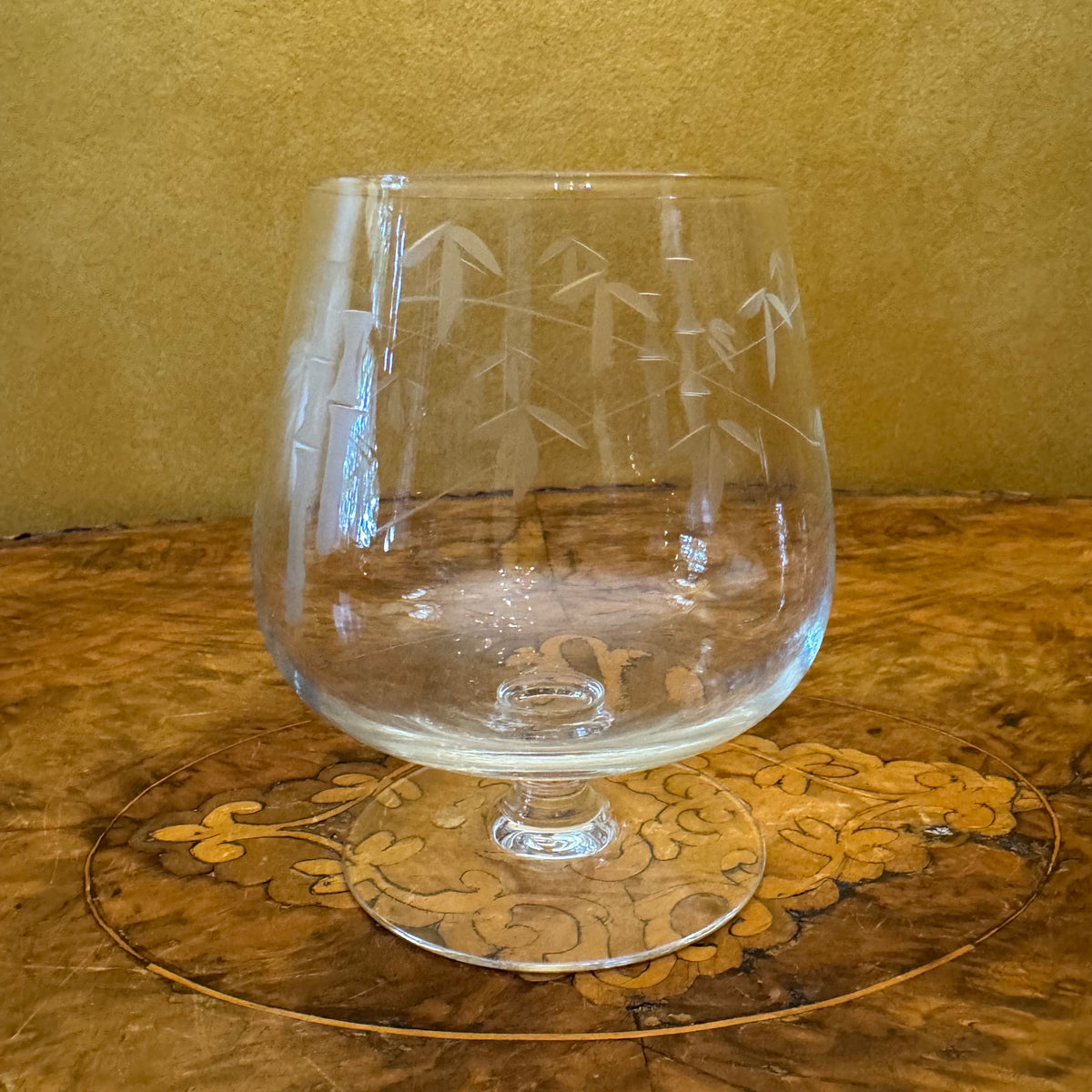 Sasaki Bamboo Brandy Snifter Glasses 