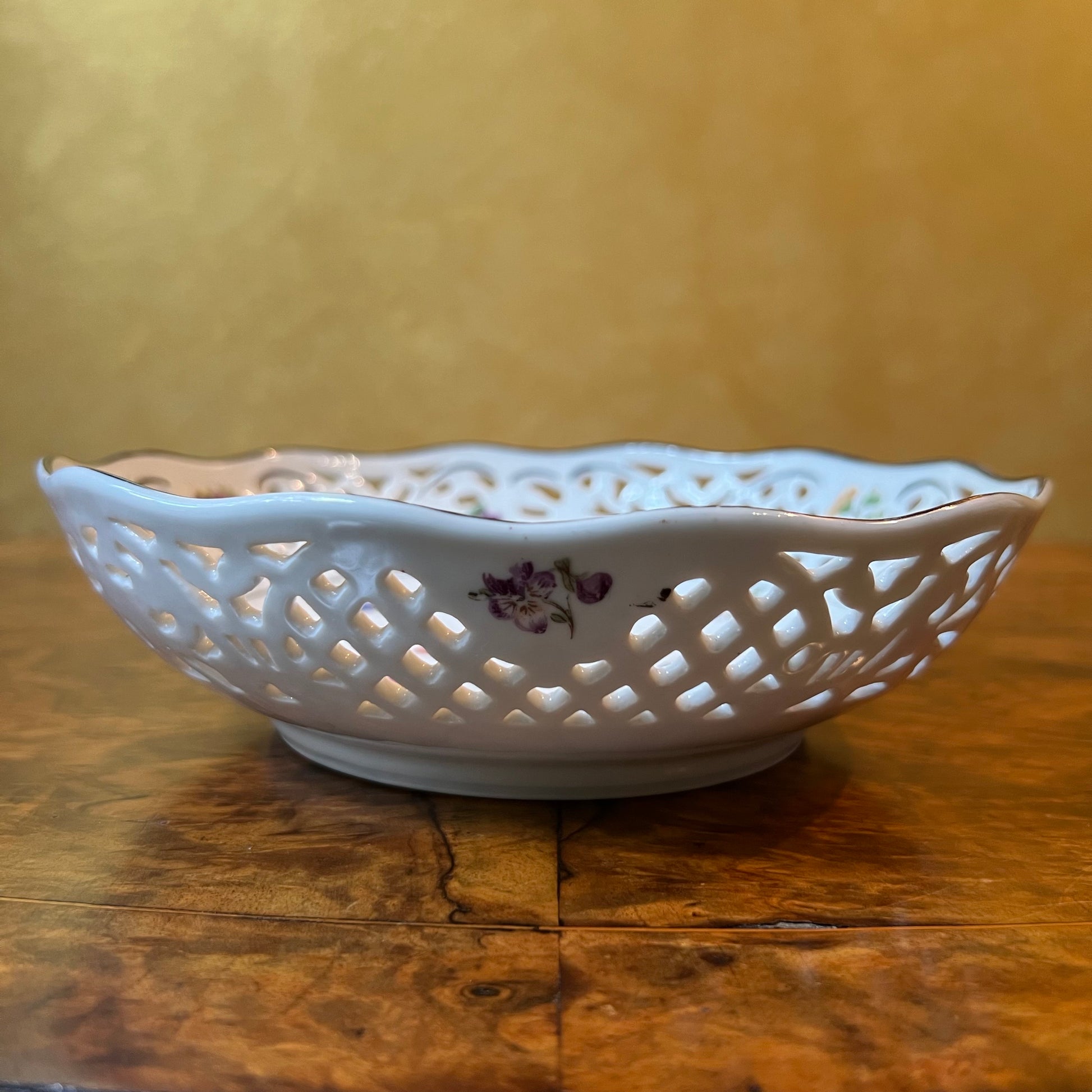 Schumann 1920s Coquette Floral Bowl 