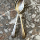 Antique Walker & Hall Sheffield Silver Plated Small Spoons Pair