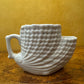 Shell Pattern Boat Print Shaving Mug 