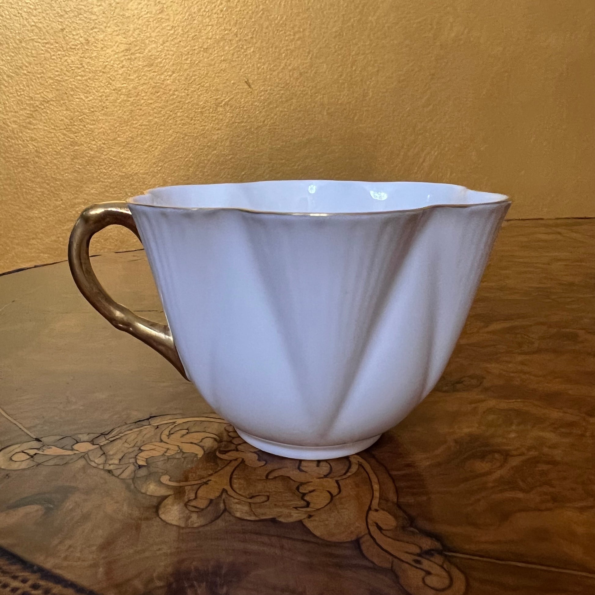 Shelley White Dainty Tea Cup 