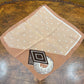 Silk Pink Polka Dot Handkerchief Napkin 
