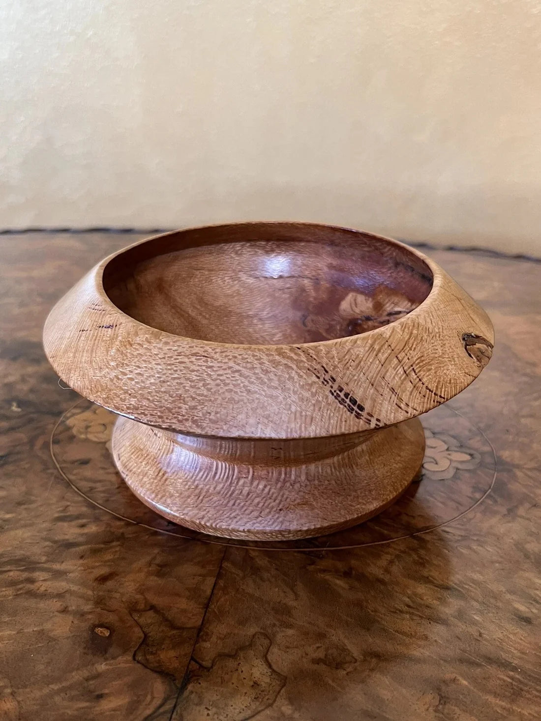 Silky Oak Wood Display Bowl By EJH