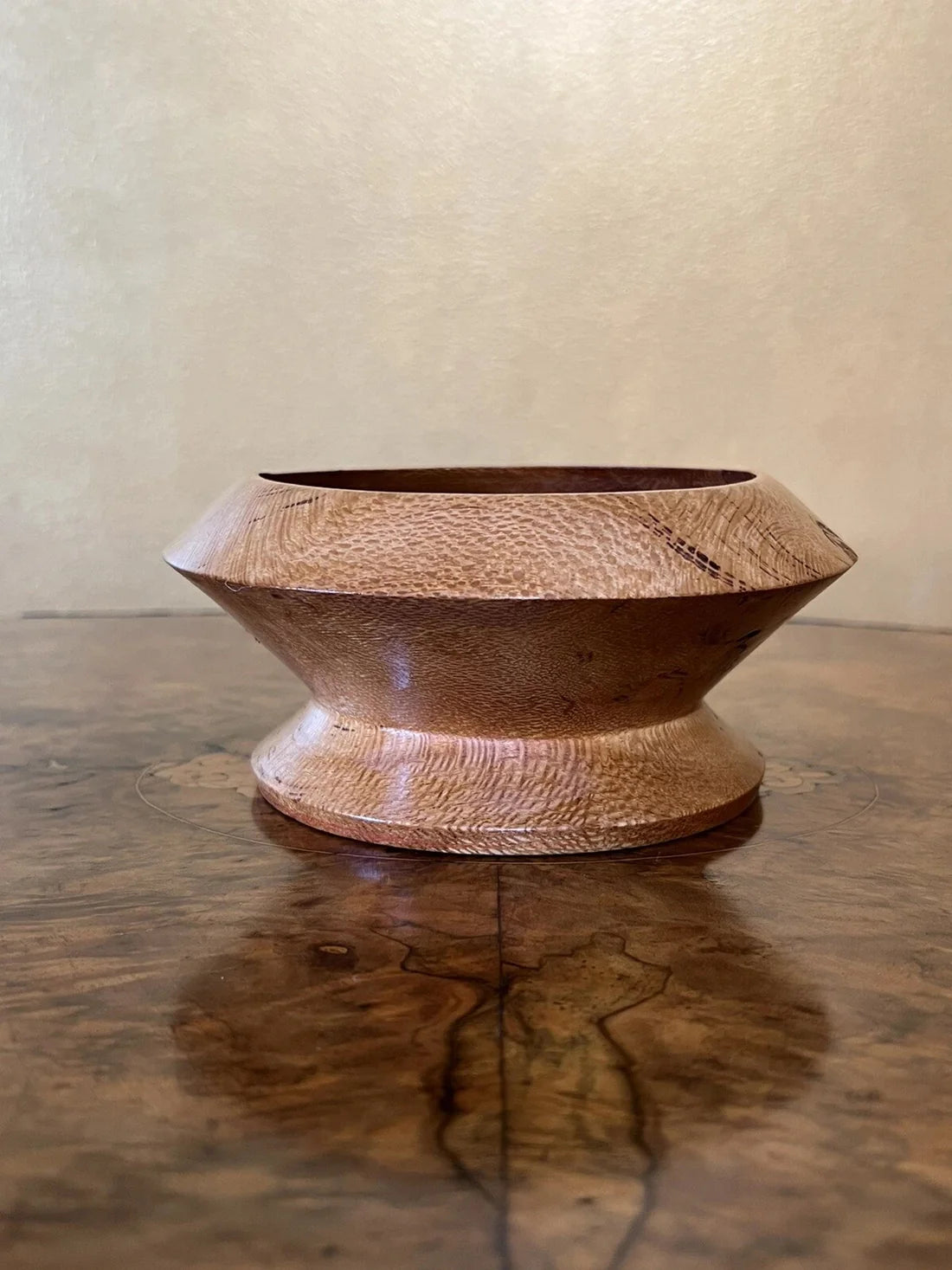 Silky Oak Wood Display Bowl By EJH