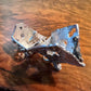 Silver Haunted House With Ghost Pendant Charm