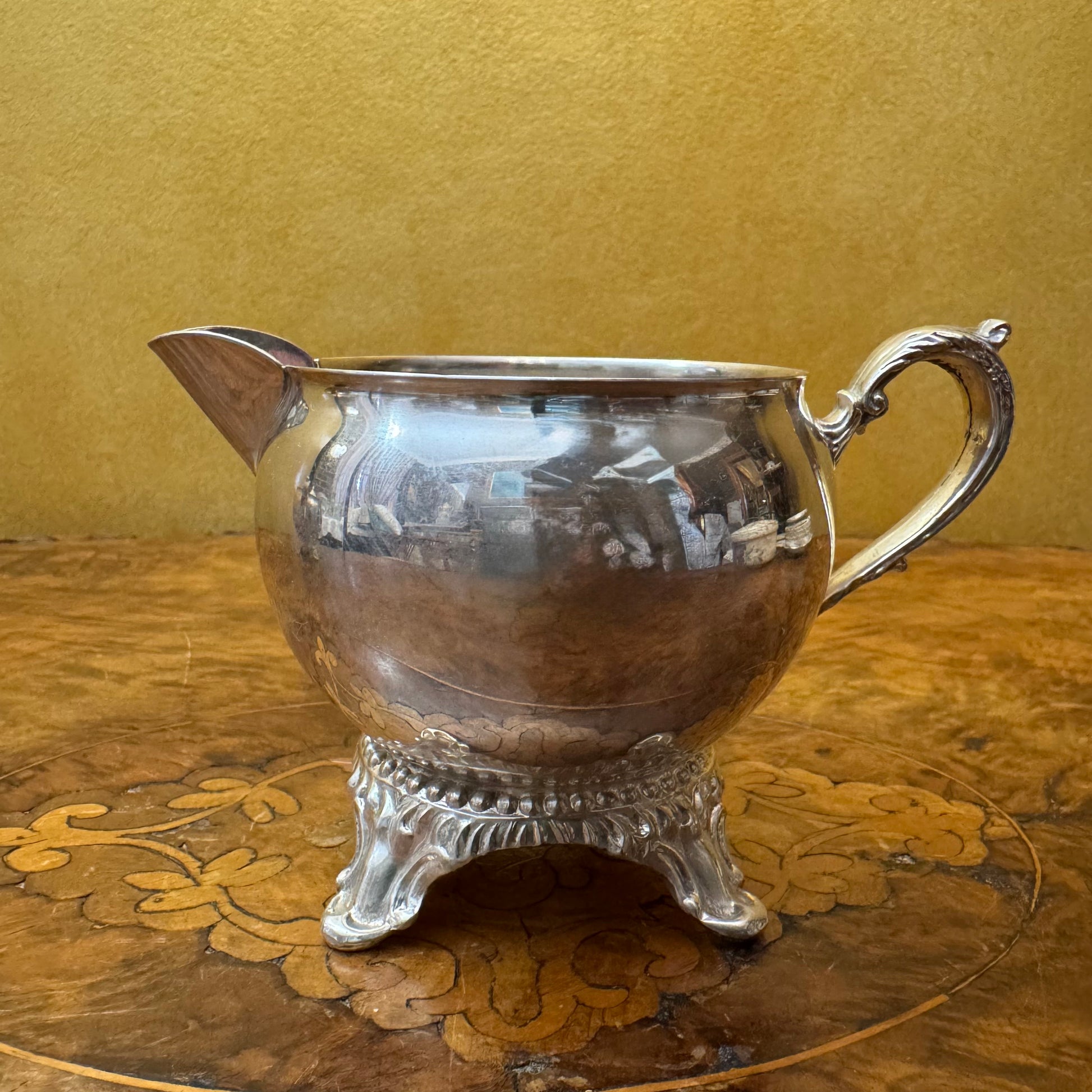 Silver Plate Milk Jug Creamer 