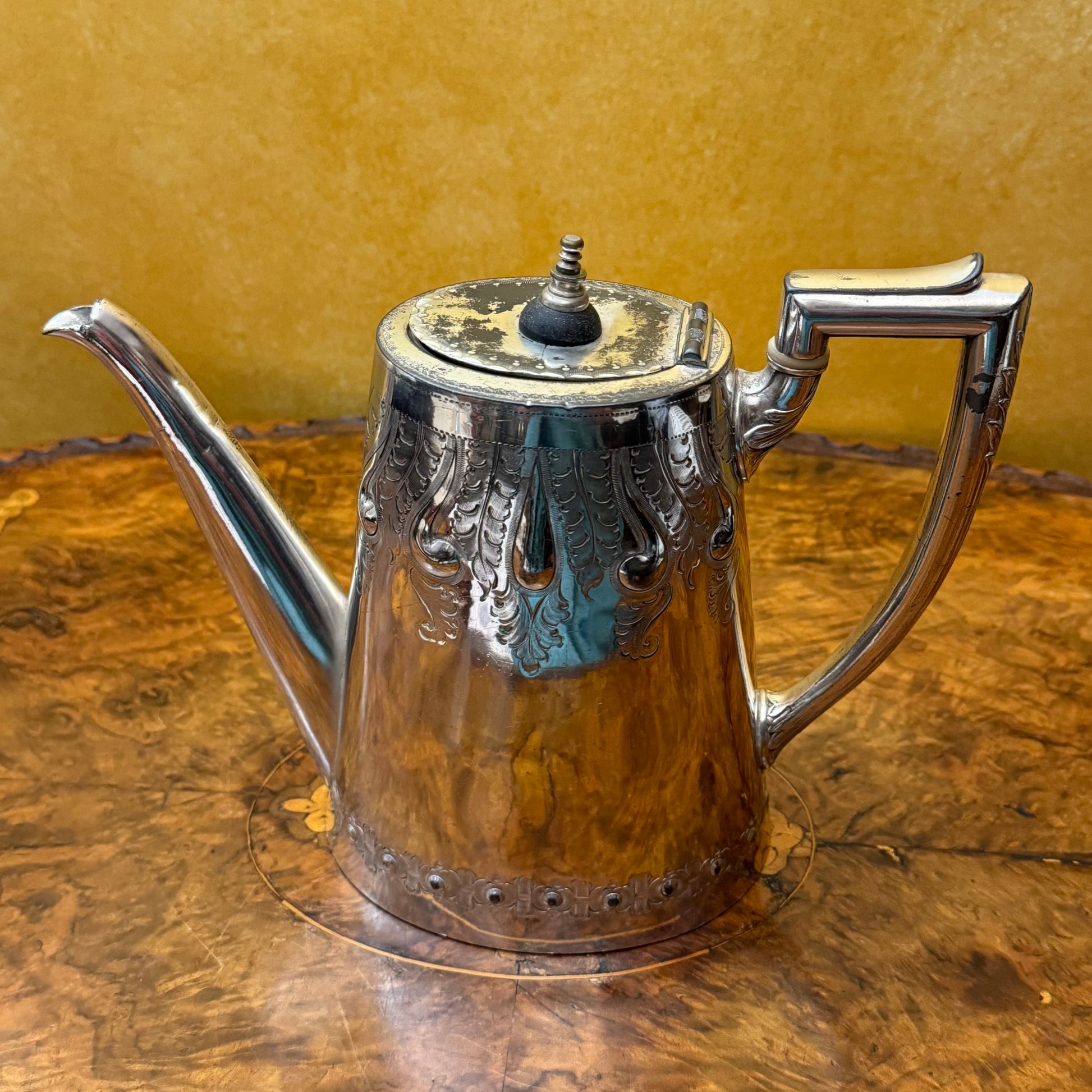 Silver Plate Sheffield Teapot