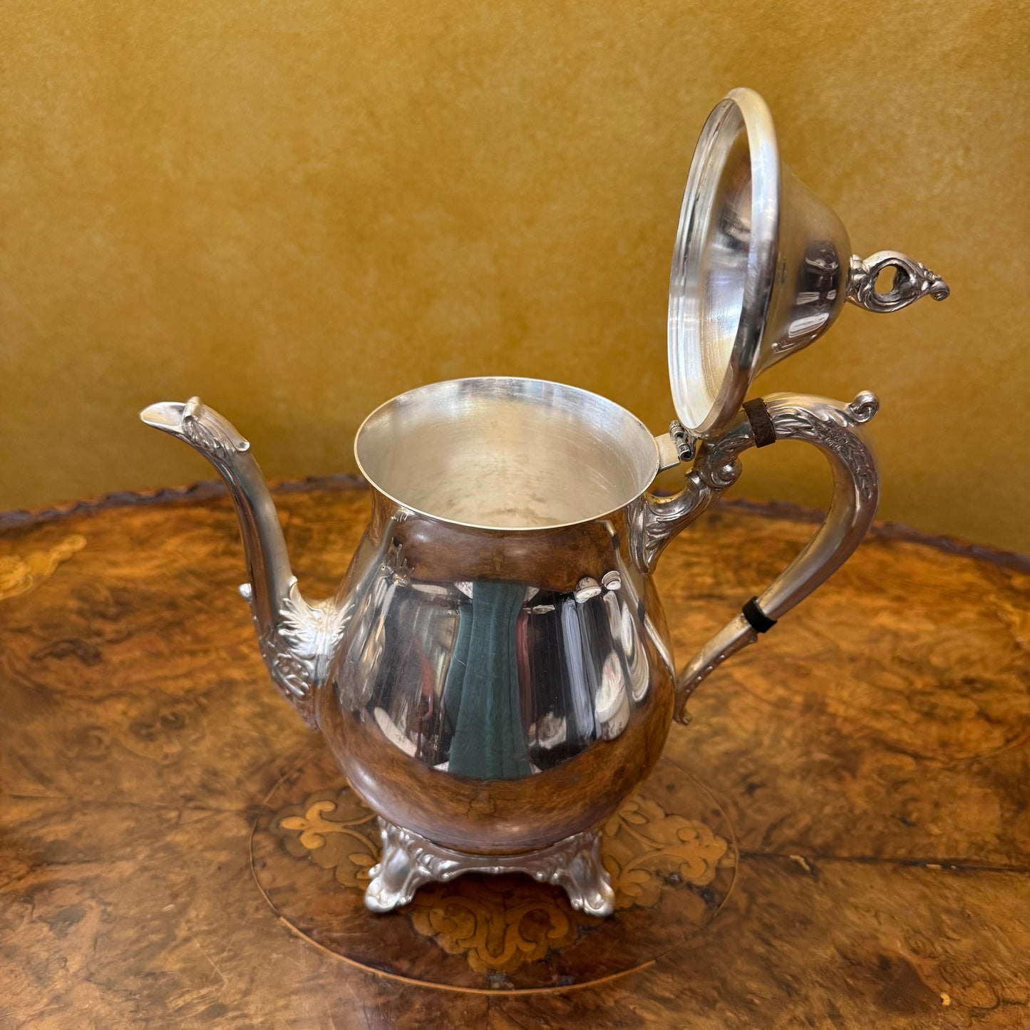 Silver Plate Teapot Sugar 