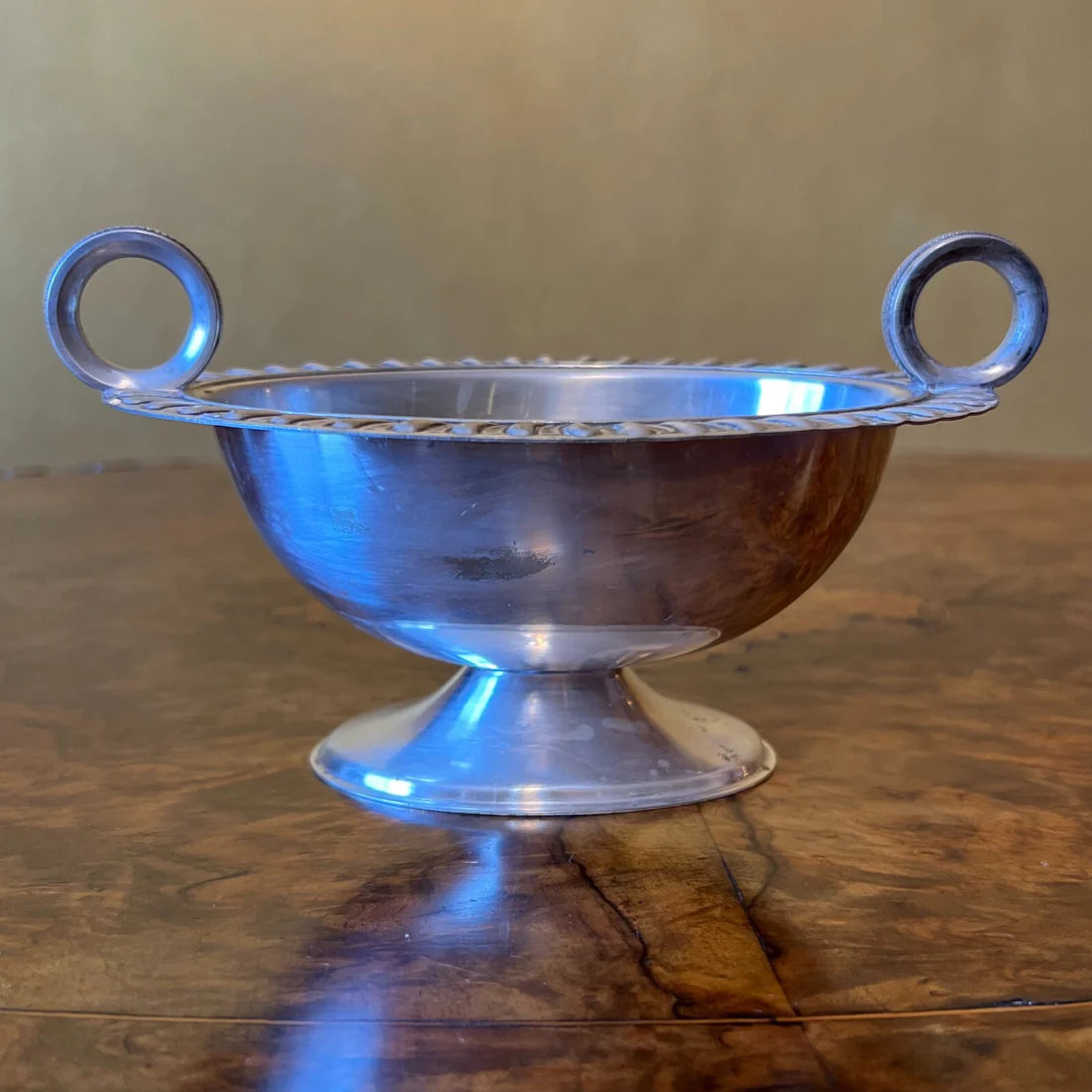 Vintage 1950 Silver Plated Ladies Doubles Awards Trophy