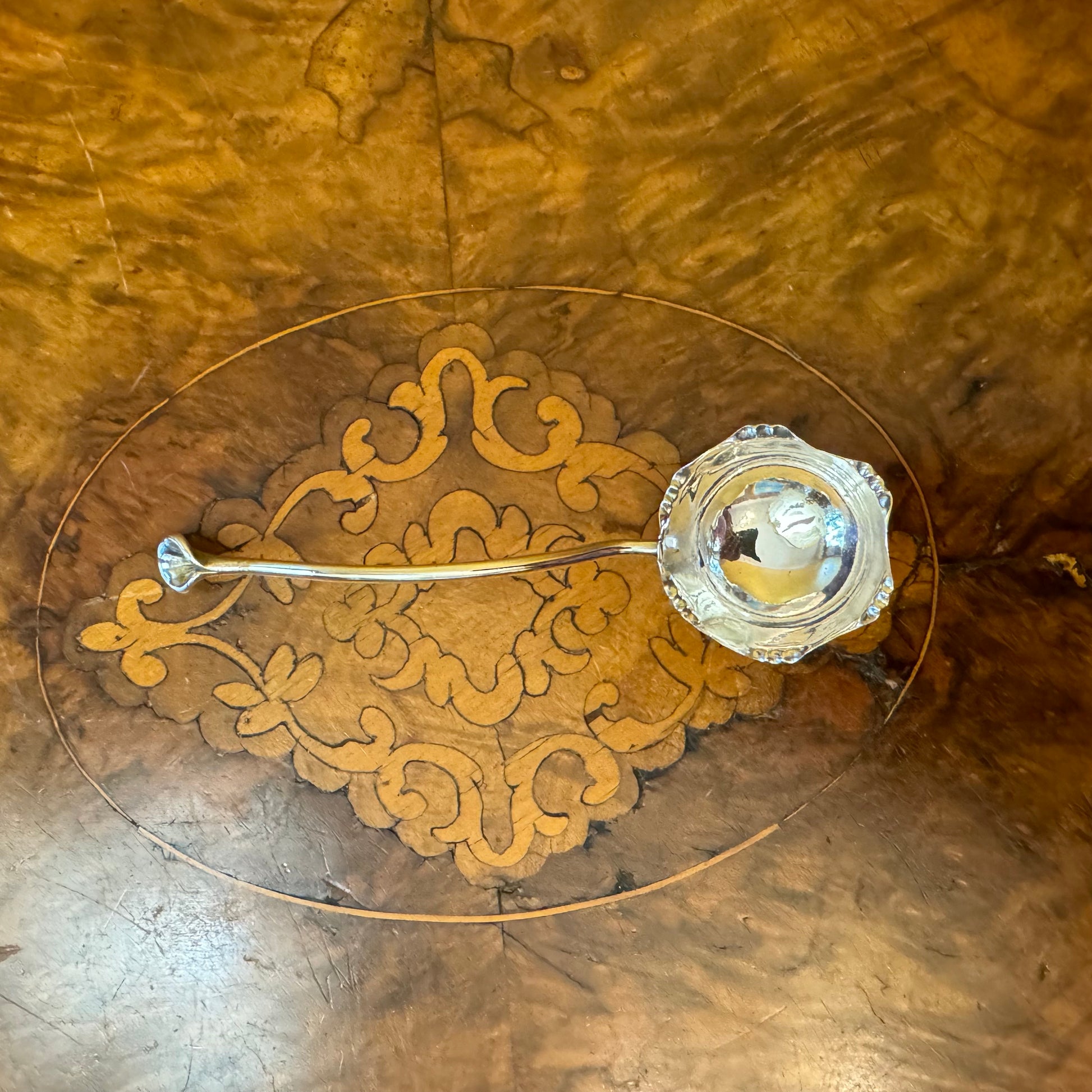 Silver Plated Sauce Ladle Vintage 