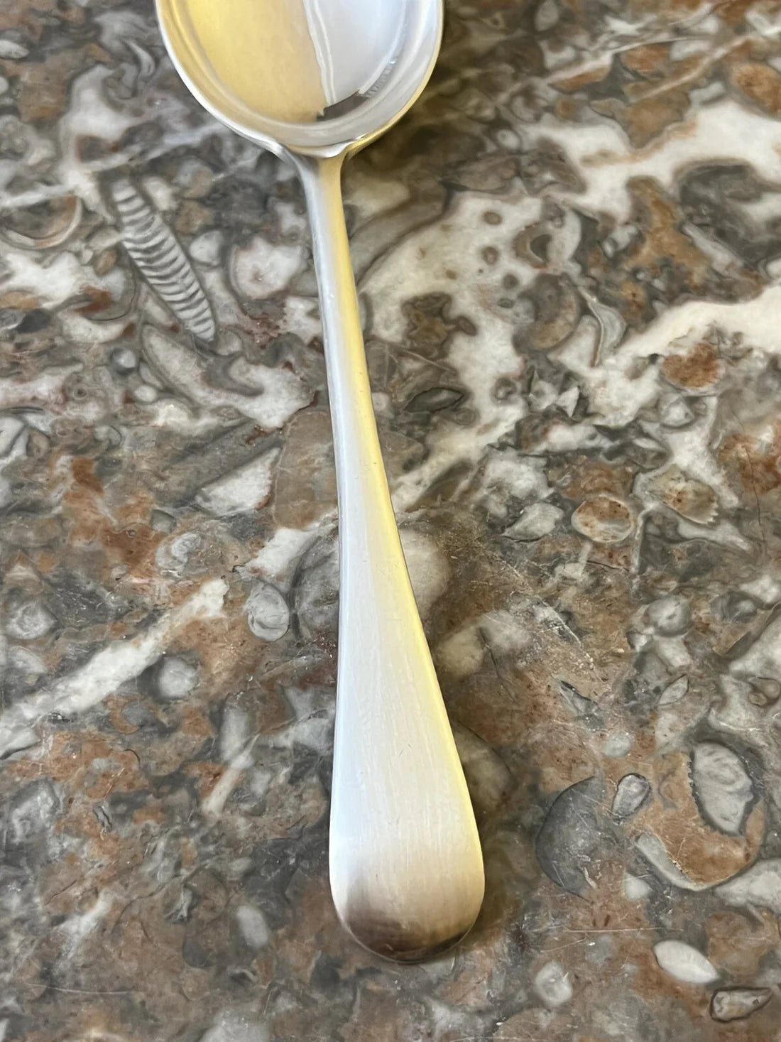 Vintage Silver Plated Soup Spoon