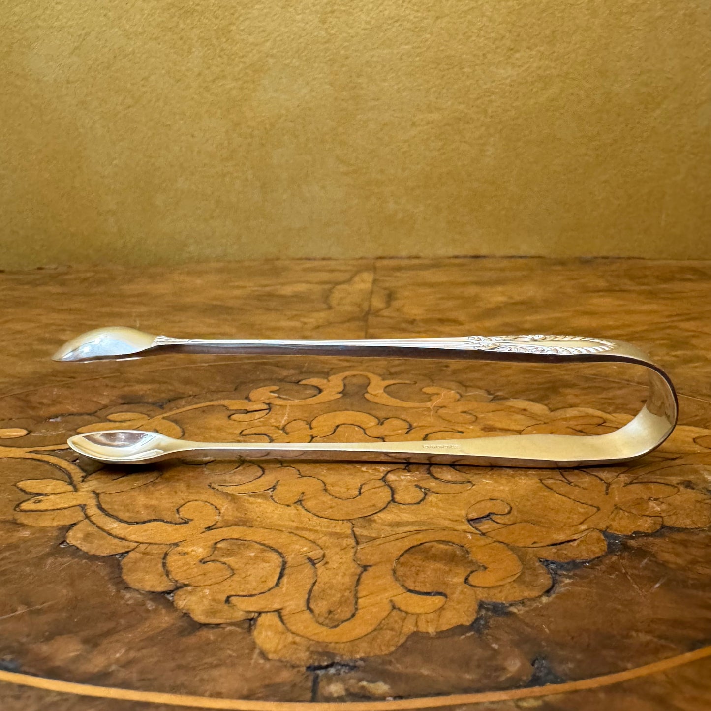 Vintage Silver Plated Sugar Tongs 