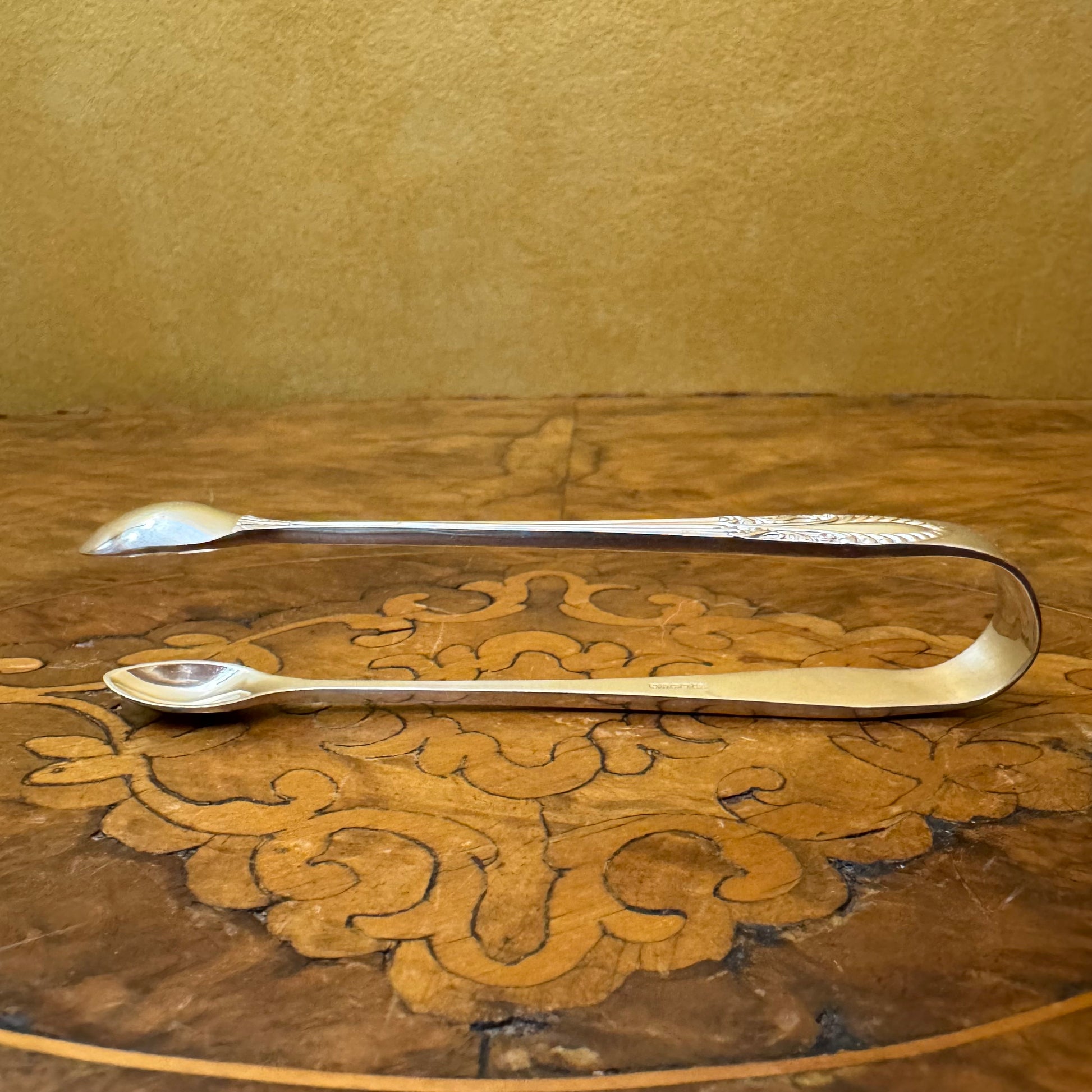 Vintage Silver Plated Sugar Tongs 