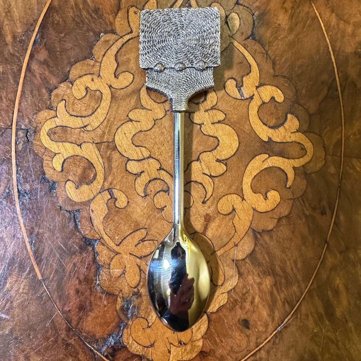 Silver Plated Tamworth Thunderbird Motel Tea Spoon