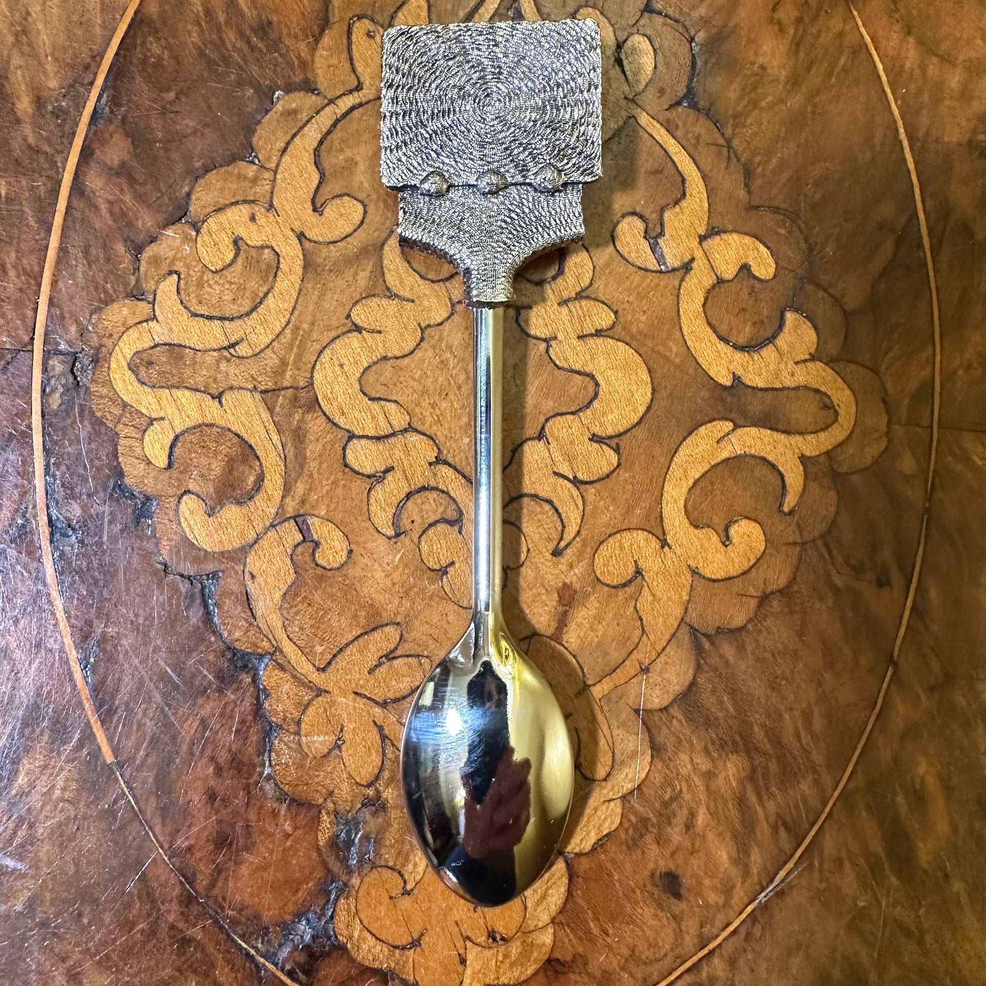 Silver Plated Tamworth Thunderbird Motel Tea Spoon