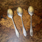 Vintage Silver Plated Tea Spoons Set Of Three