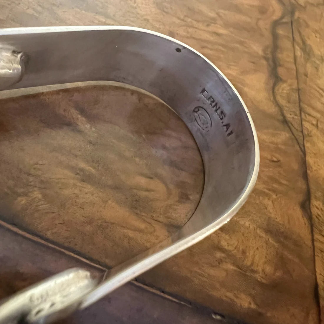 Vintage Silver Plated Twist Detail Sugar Tongs