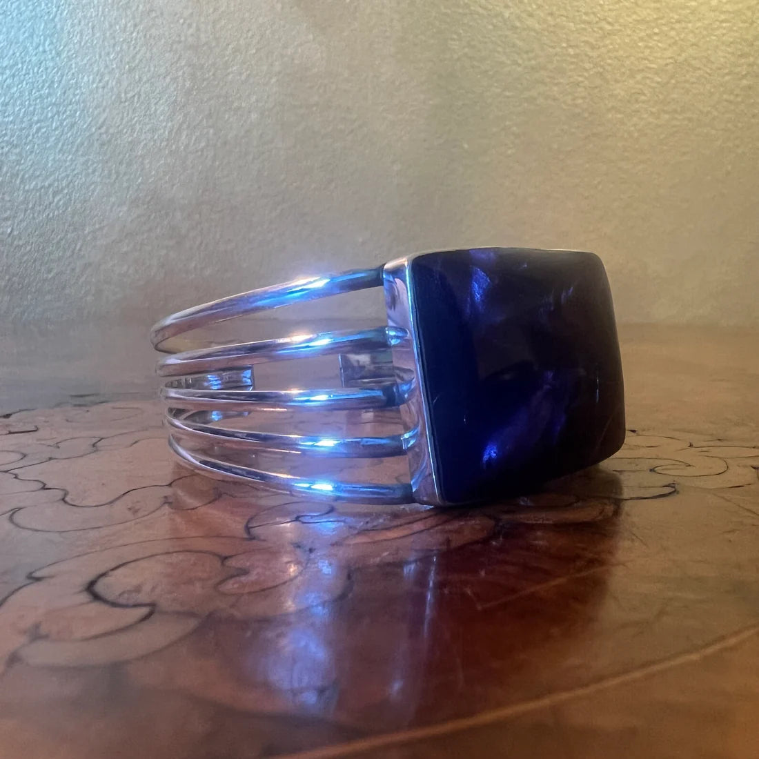 Vintage Sterling Silver Costume Cuff