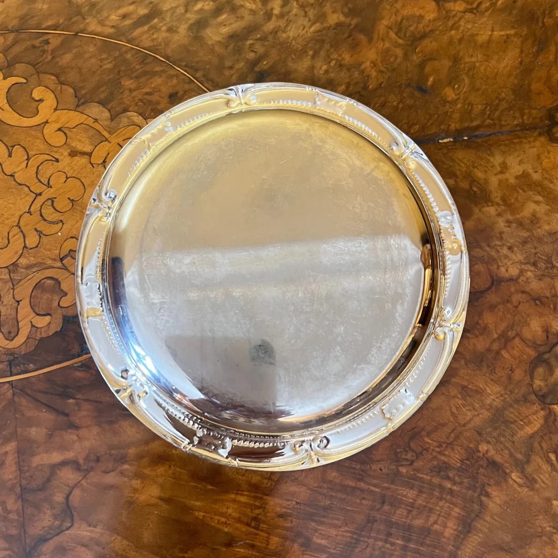 Vintage Small Round Tray