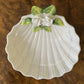 Small White Shell Shape Porcelain Dish