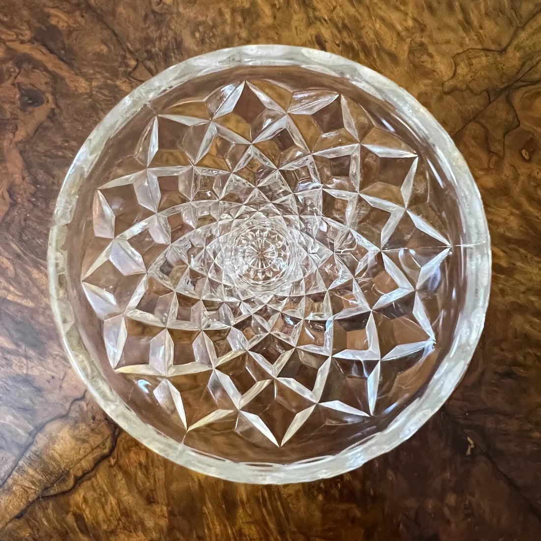 Vintage Glass Small Vase Pair