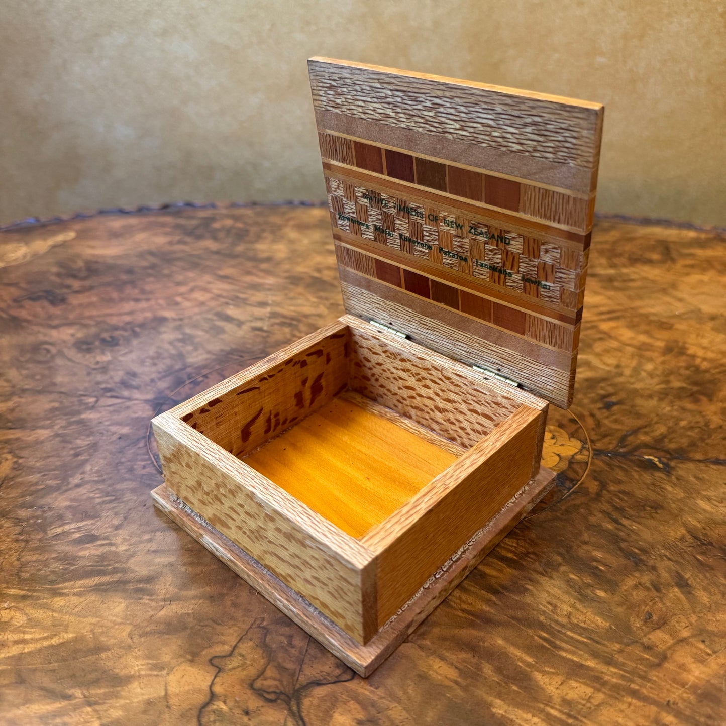 Sovereign Woodware Marquetry Box 