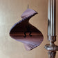 Wooden Spiral Hanging Frog Print Wind Ornament