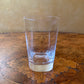 Vintage Square Base Round Top Drinking Glass