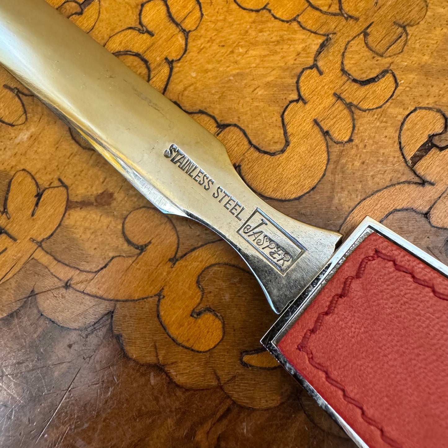 Stainless Steel Letter Opener & Measuring 