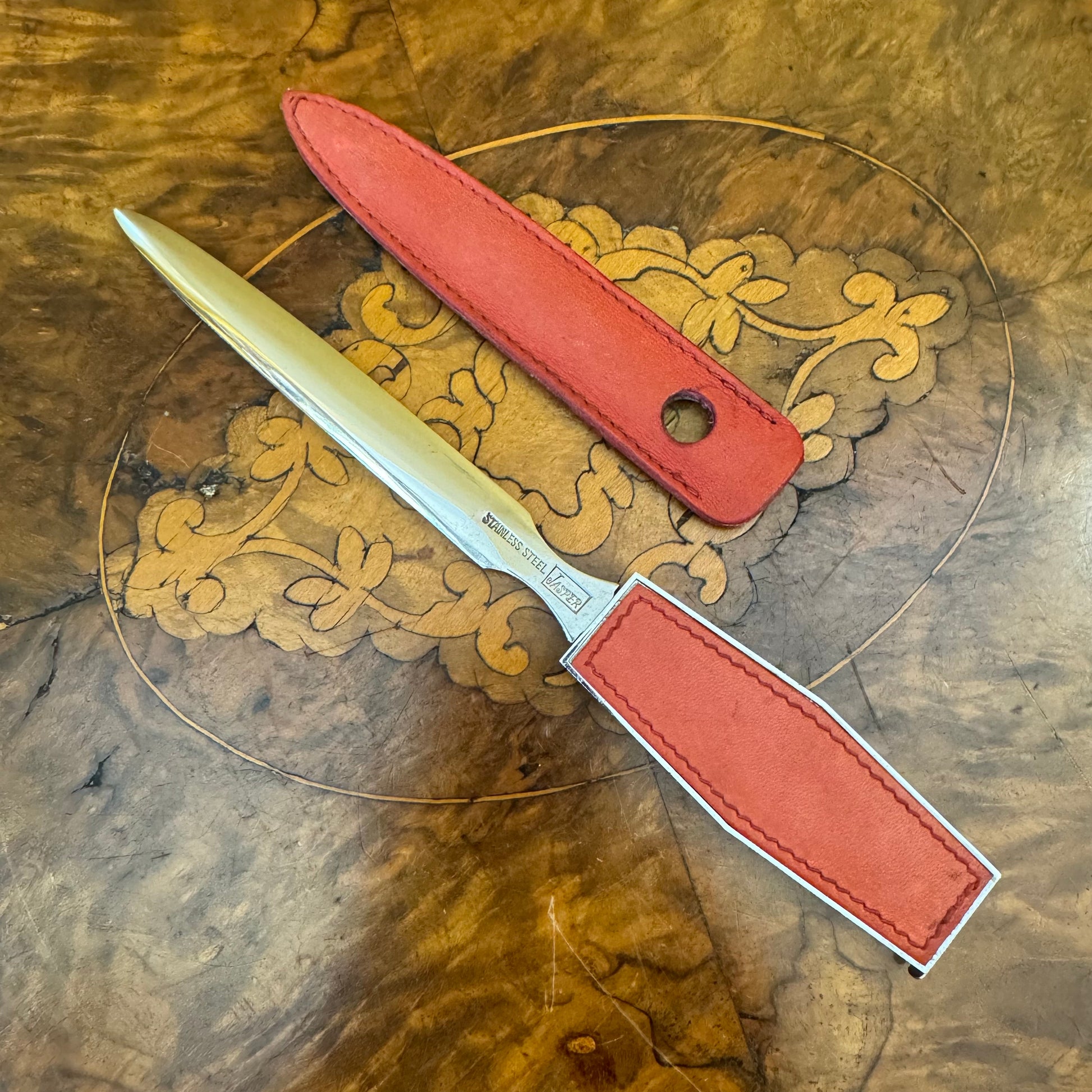 Stainless Steel Letter Opener & Measuring Tape 