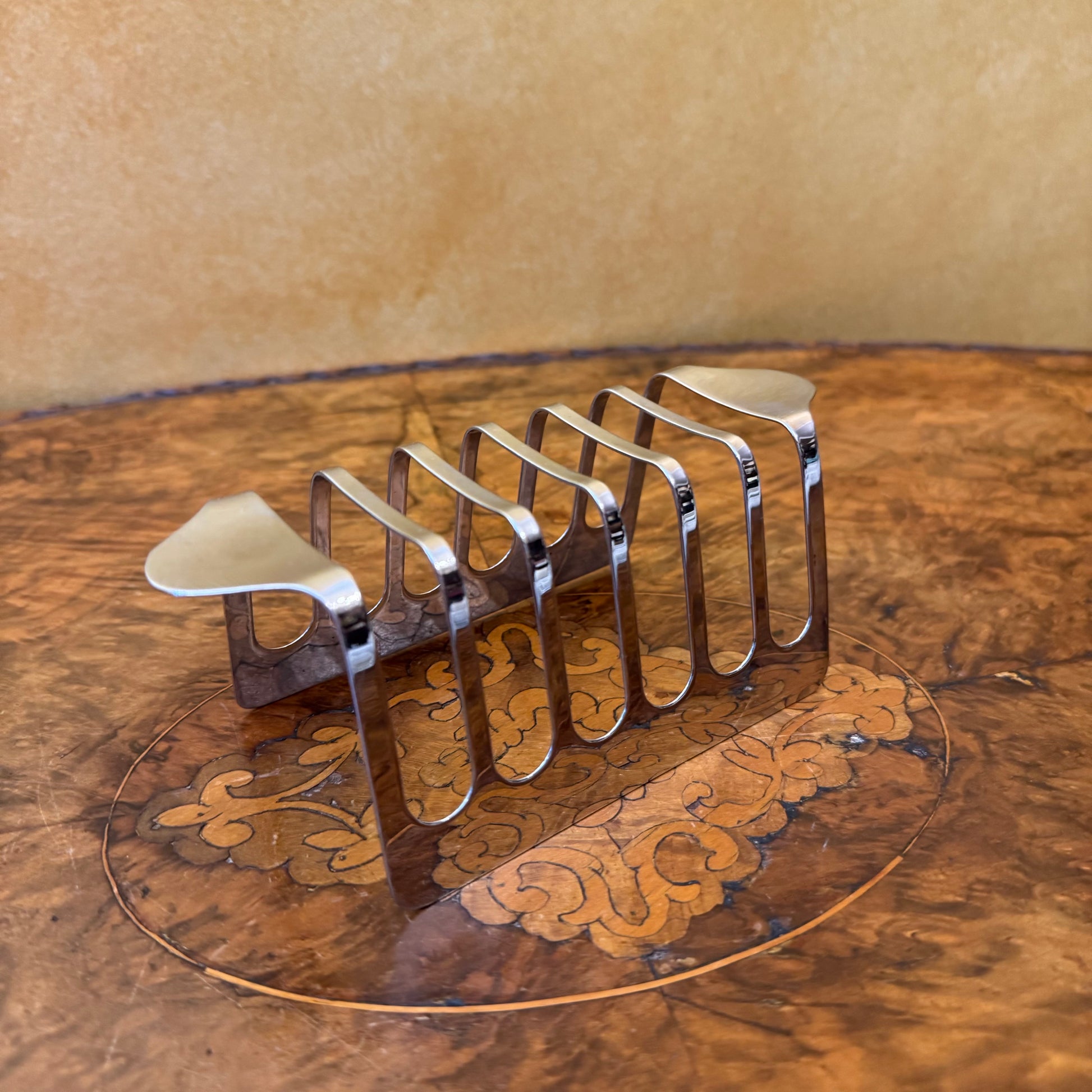 Stainless Steel Six Slice Toast Rack