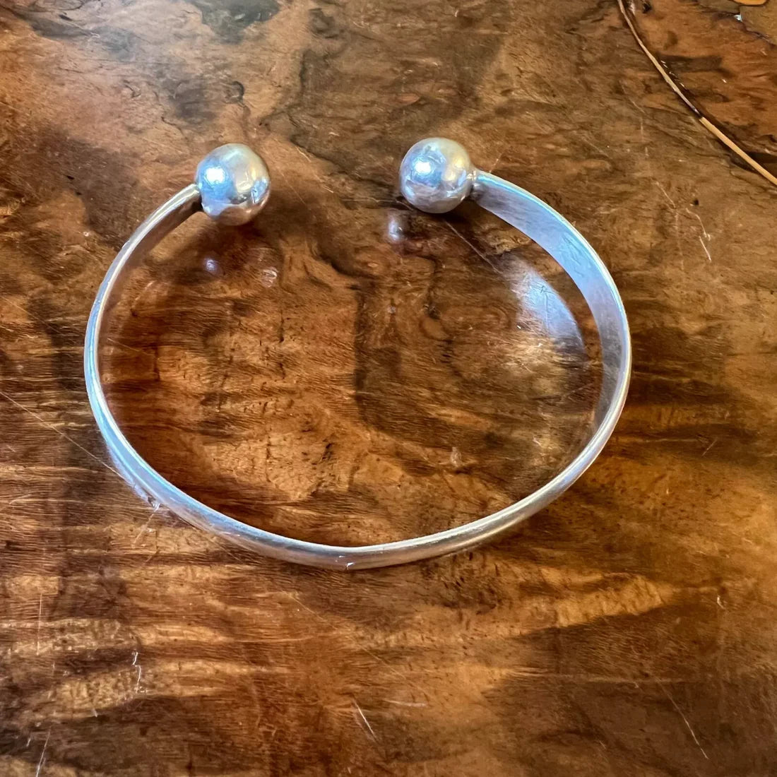 Vintage Sterling Silver Bracelet Cuff