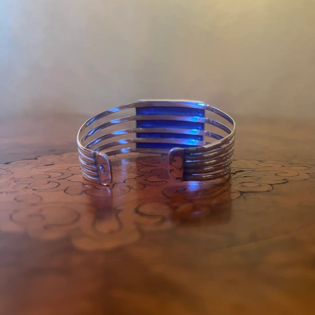 Vintage Sterling Silver Costume Cuff