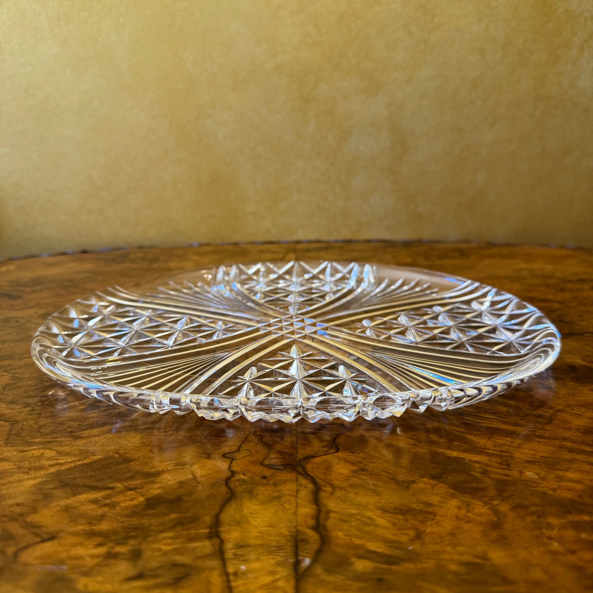 Stuart Crystal Oval Tray 
