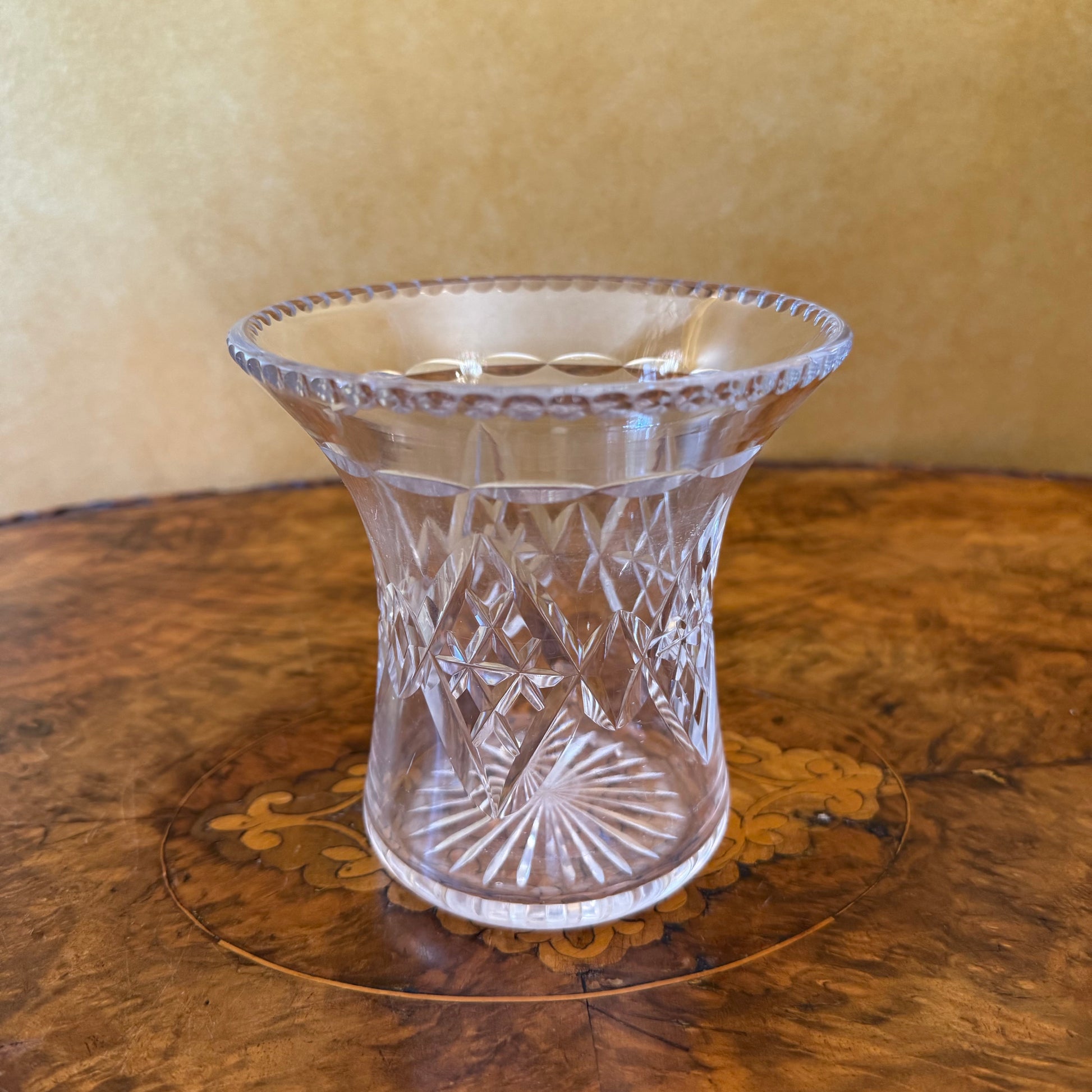 Stuart Crystal Round Vase 