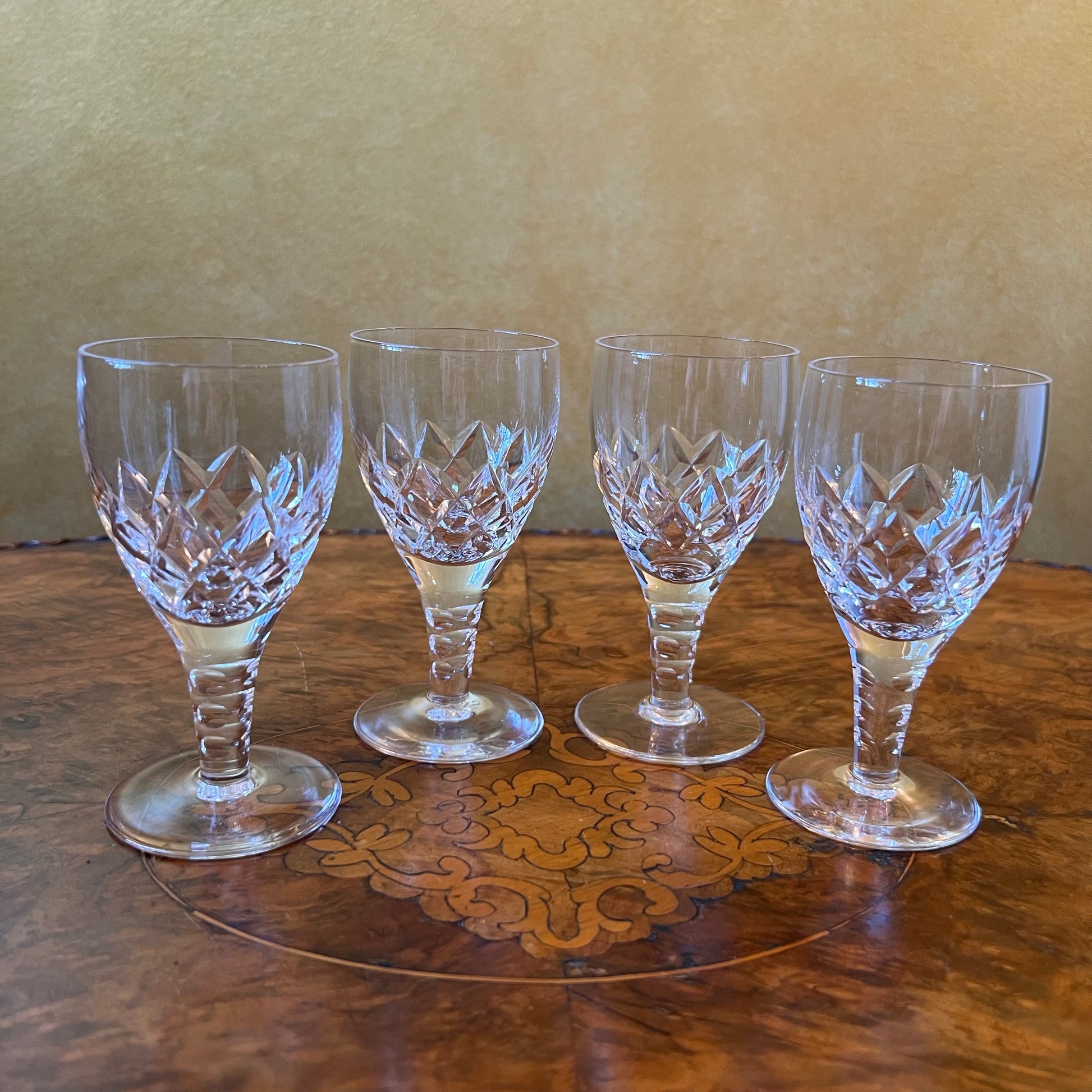 Stuart Crystal Sherry Glasses Set Of Four