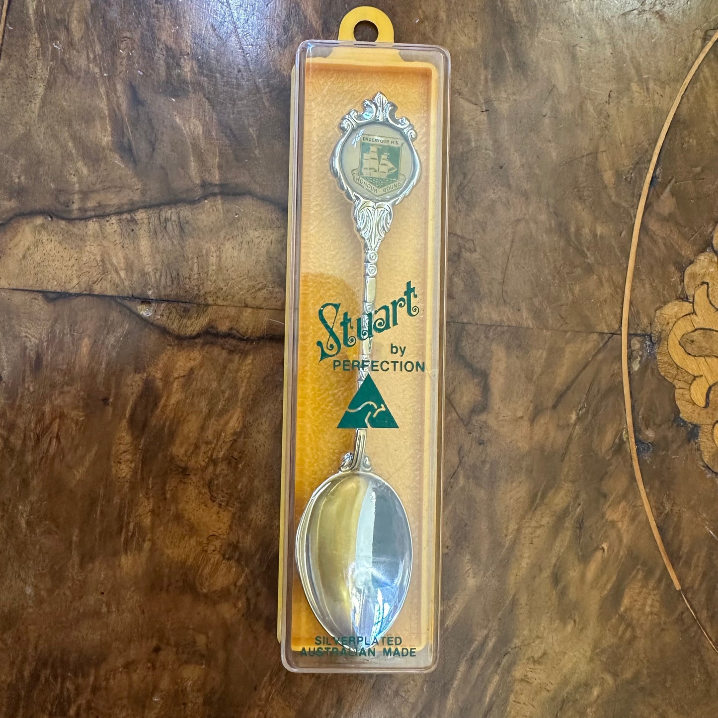 Stuart Silver Plated Endeavour HS Honour Bound Spoon